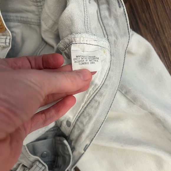 Vintage light gray/ light blue Jeans 1986 31x30 - Picture 3 of 6